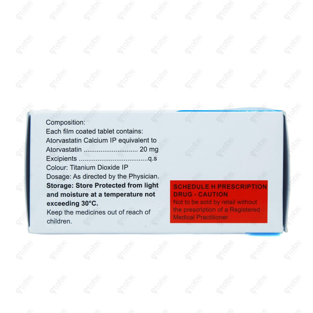 Atorsave 20mg Tablets 15's