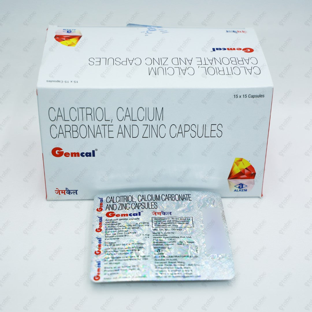 Gemcal Capsule 15'S