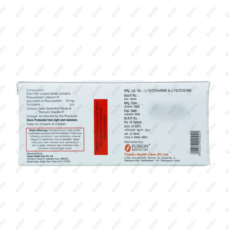 ADVASTAT 10 Tablet 10's