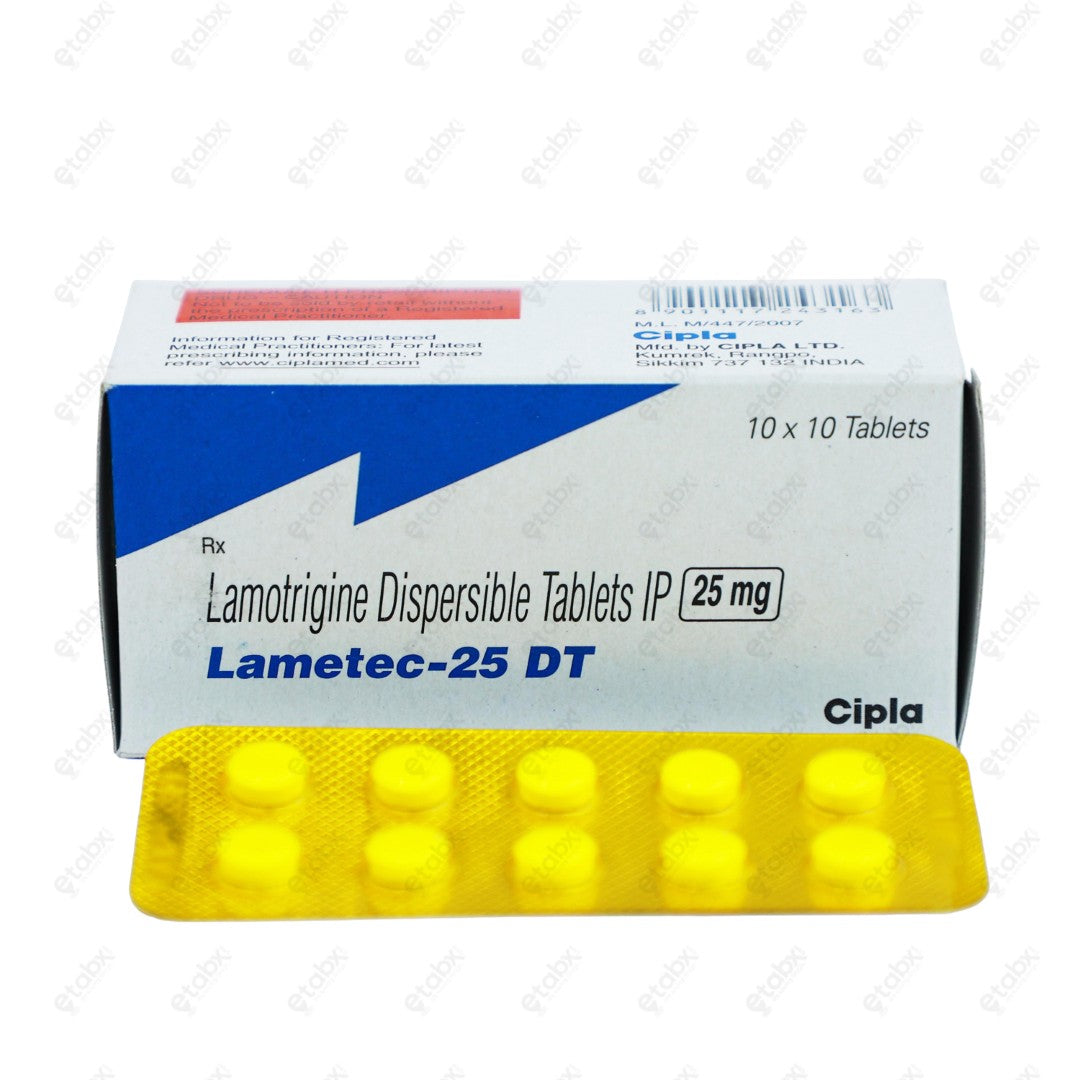 Lametec 25DT Tablets 10's