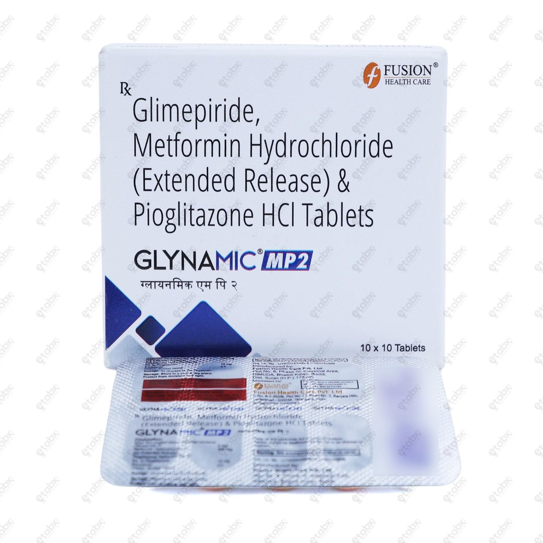 Glynamic MP 2mg Tablet 10's
