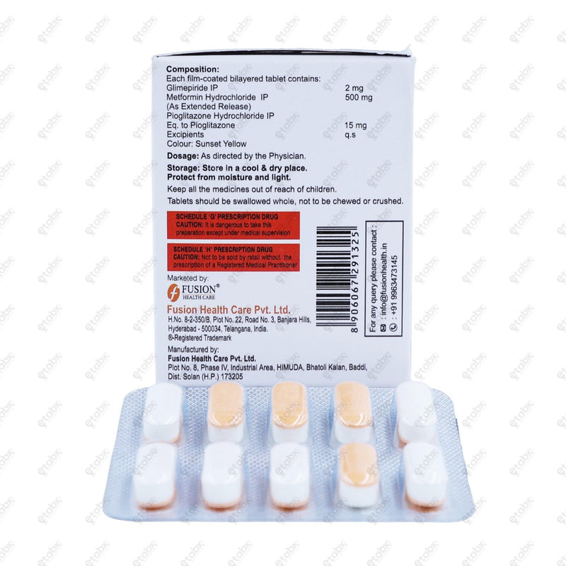 Glynamic MP 2mg Tablet 10's