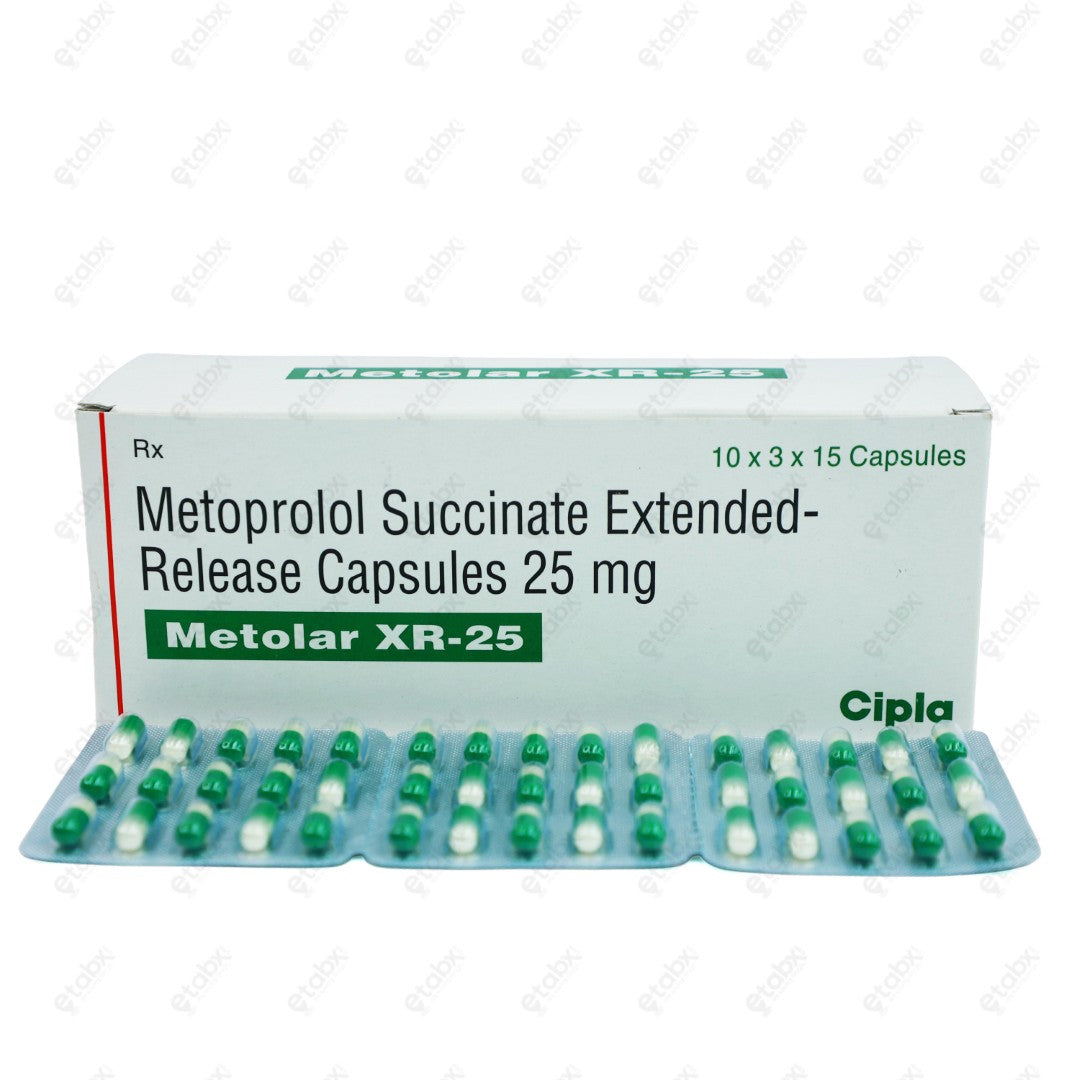 Metolar R Metolar XR 25mg Tablet – ETABX