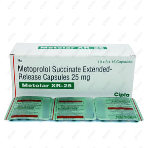 Metolar XR 25mg Tablet