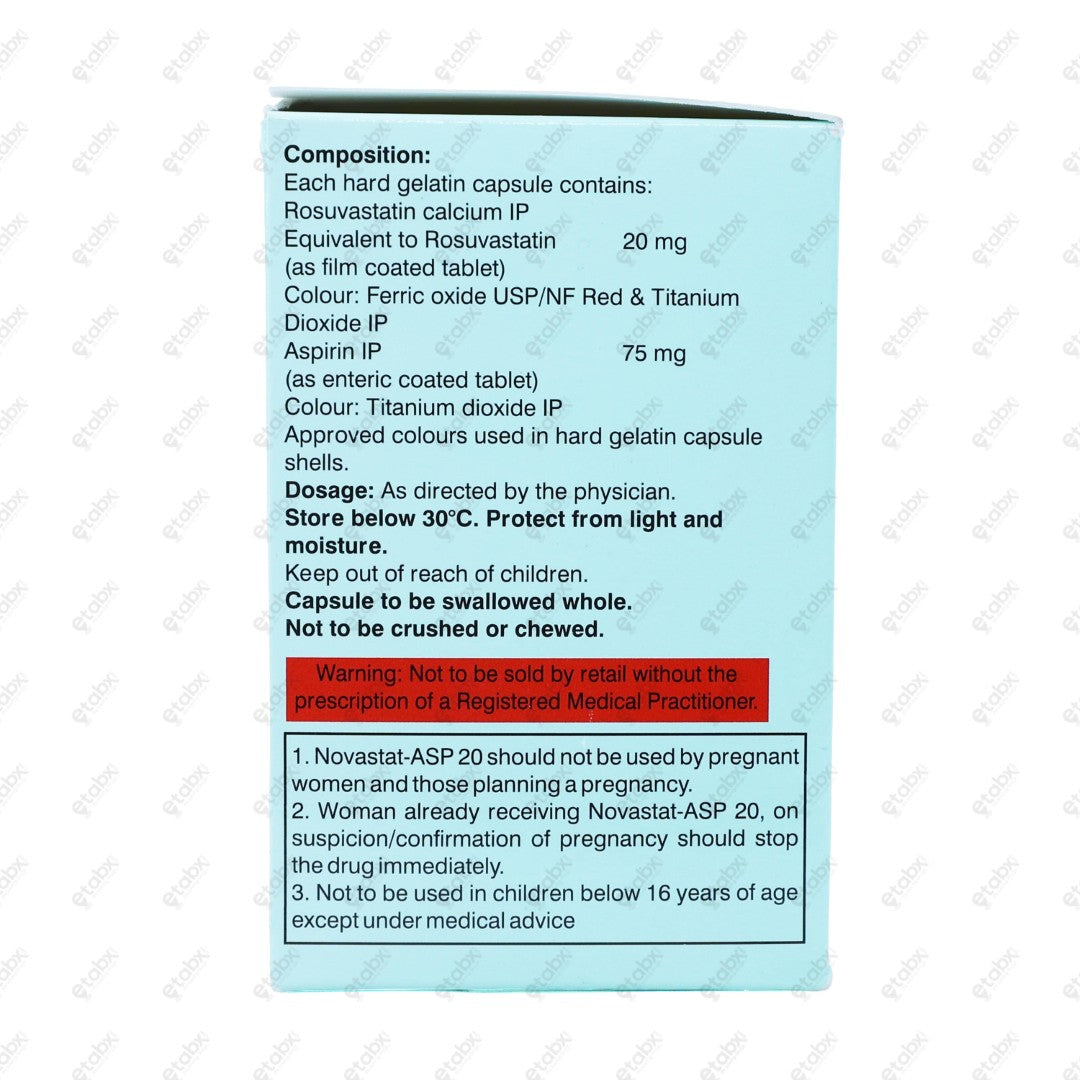 NOVASTAT ASP 20 Capsule 10