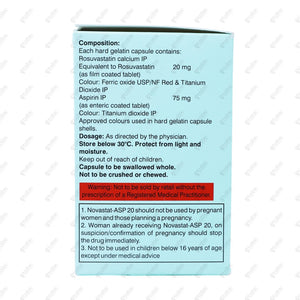 NOVASTAT ASP 20 Capsule 10