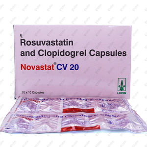 Novastat CV 20mg Tablet 10's