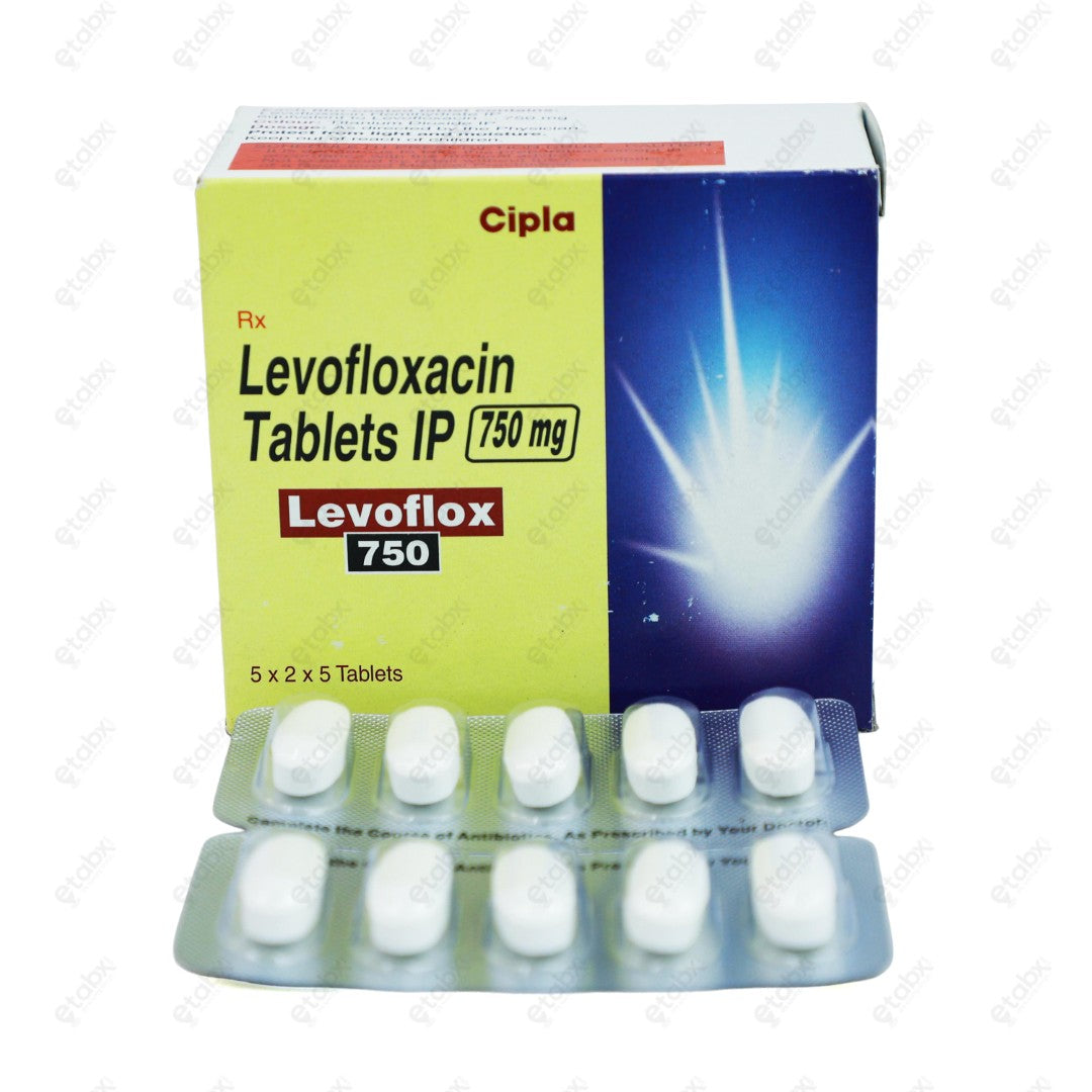 Levoflox 750mg Tablet 5's