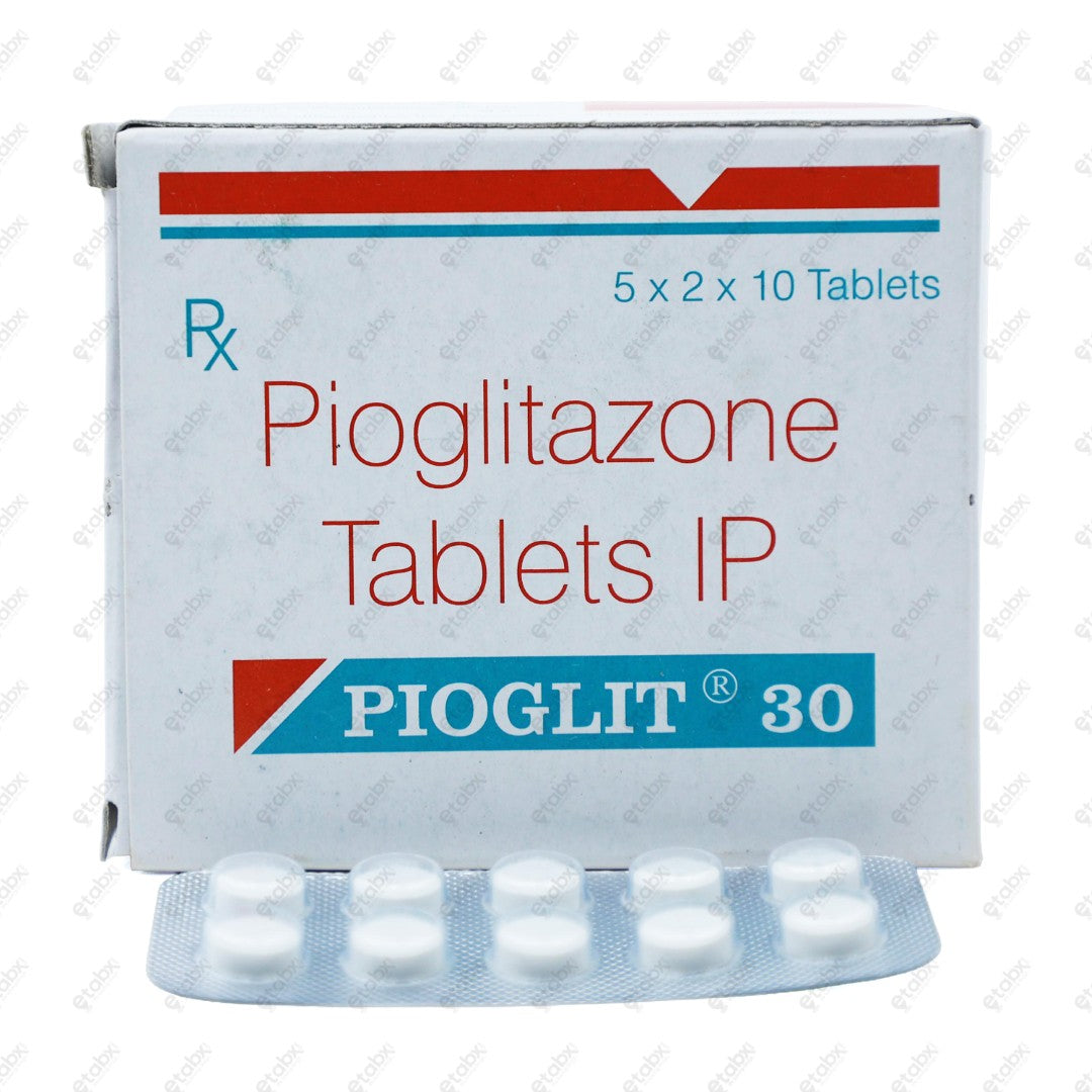 Pioglit 30 Tablet 10's