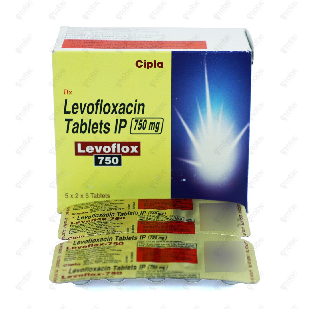 Levoflox 750mg Tablet 5's
