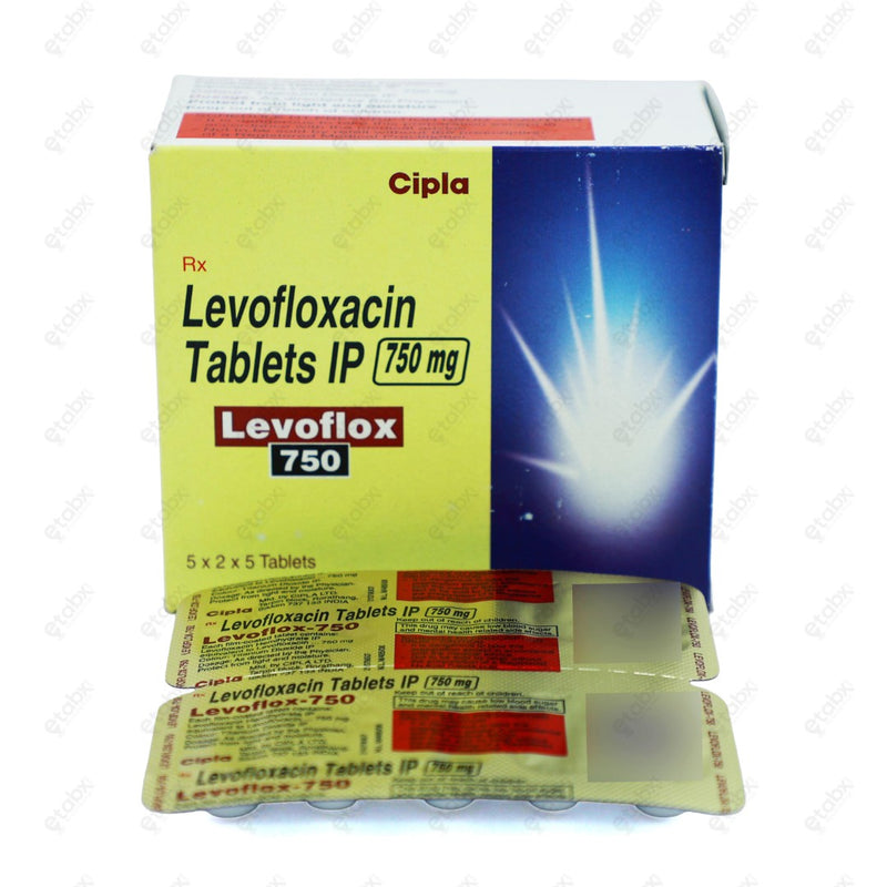 Levoflox 750mg Tablet 5's