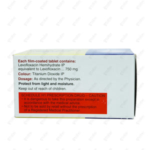 Levoflox 750mg Tablet 5's