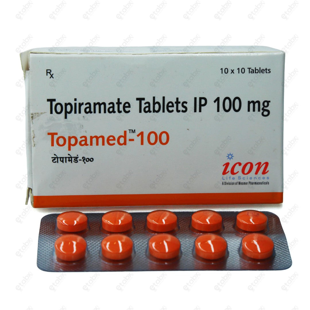 TOPAMED 100mg Tablets (10's)