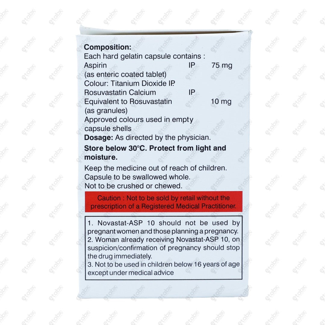 NOVASTAT ASP 10 Capsule 10