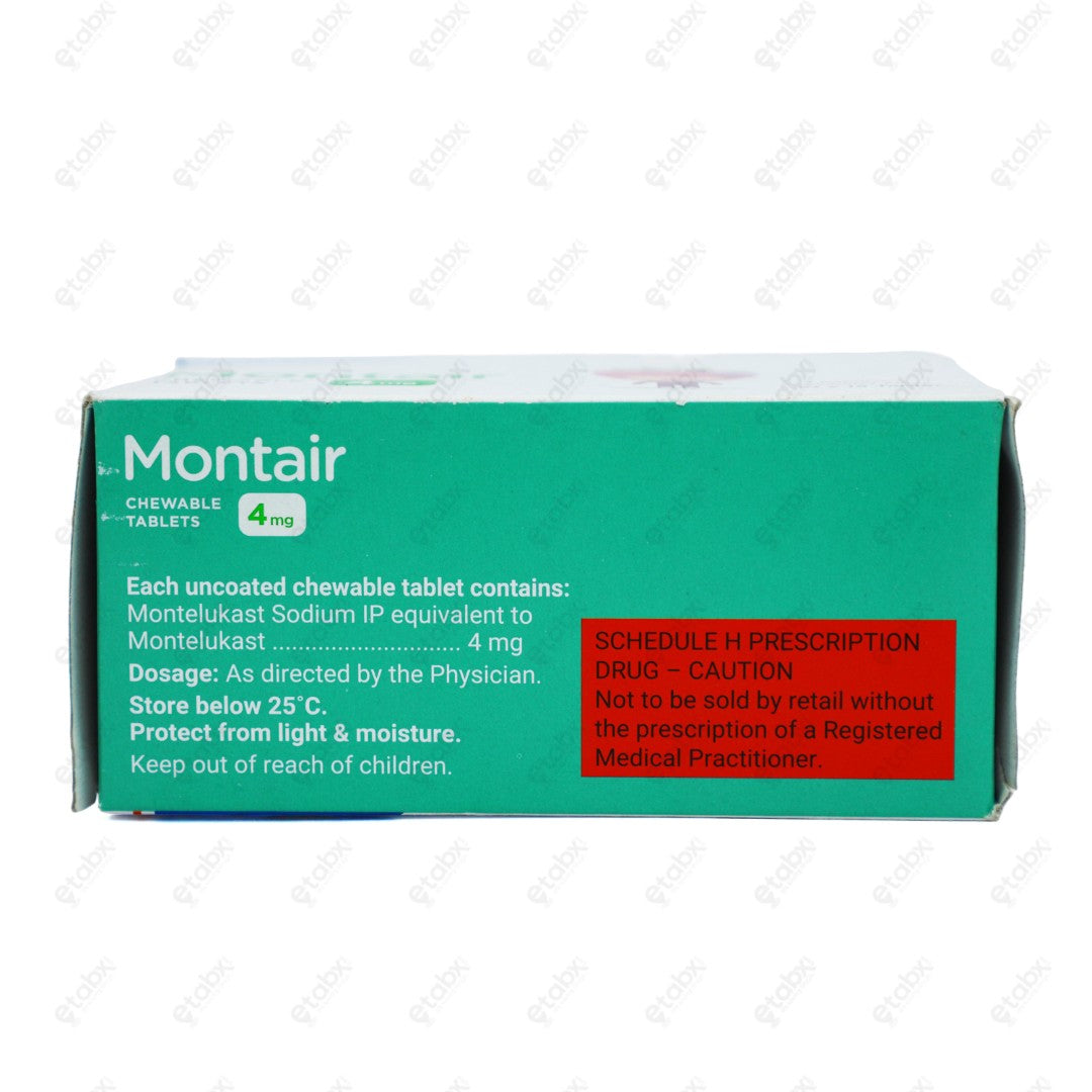 Montair 4mg Tablet 15's