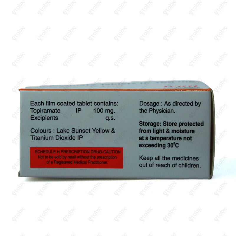 TOPAMED 100mg Tablets (10's)