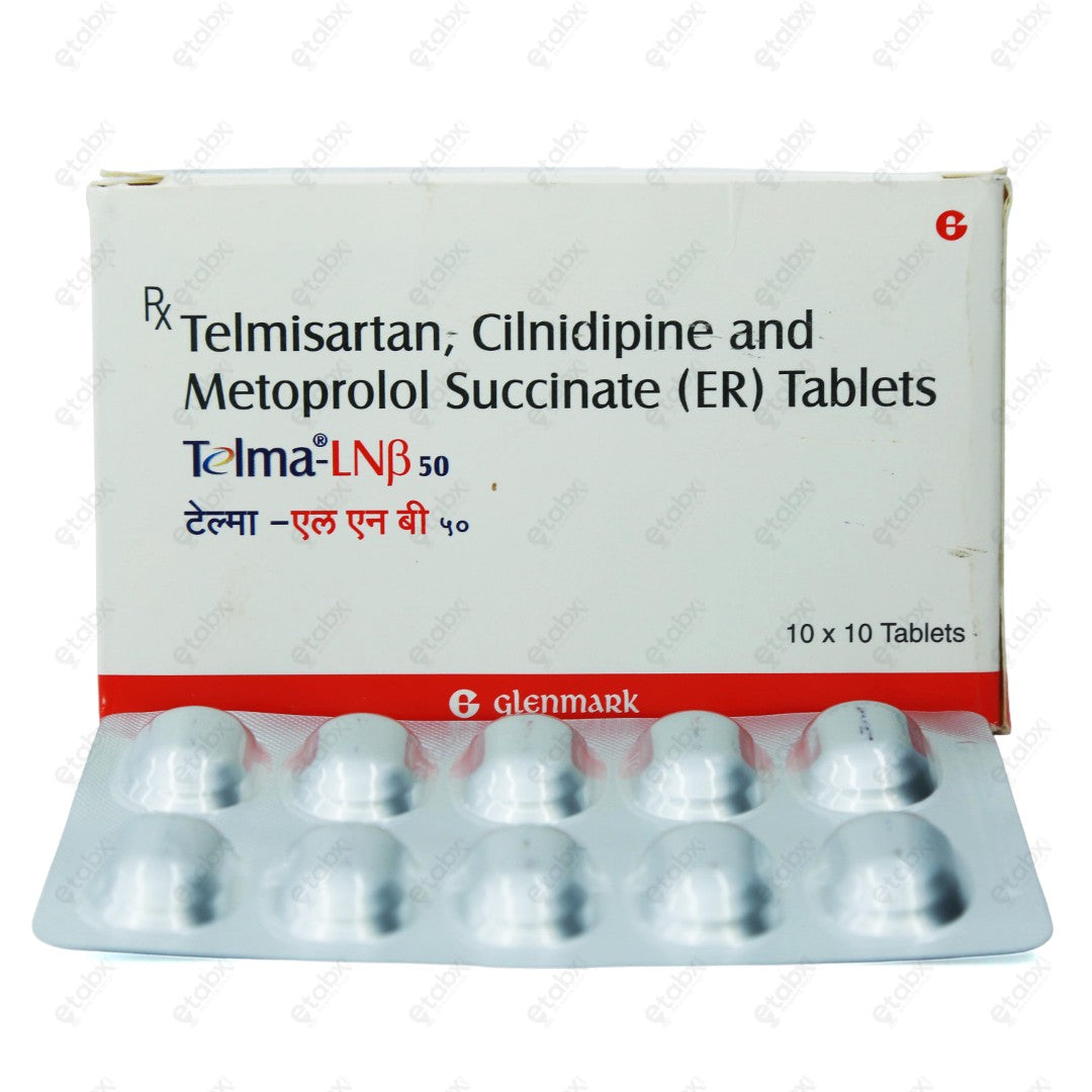 TELMA LNB 50mg Tablet 10's