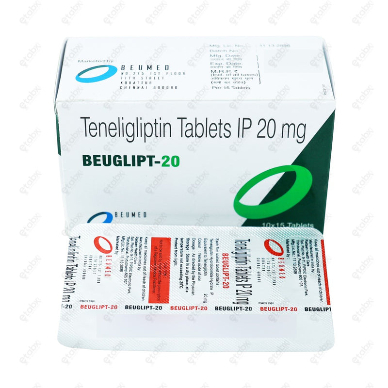 Beuglipt 20mg Tablet 15