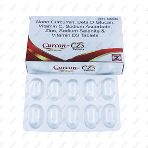 Curcon CZS Tablets 10's