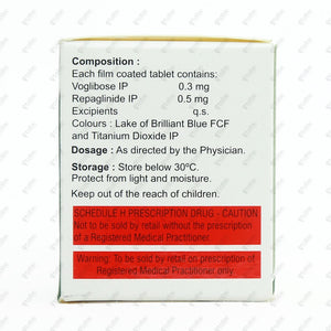 VOLIBO R 0.3/0.5mg Tablet 10's