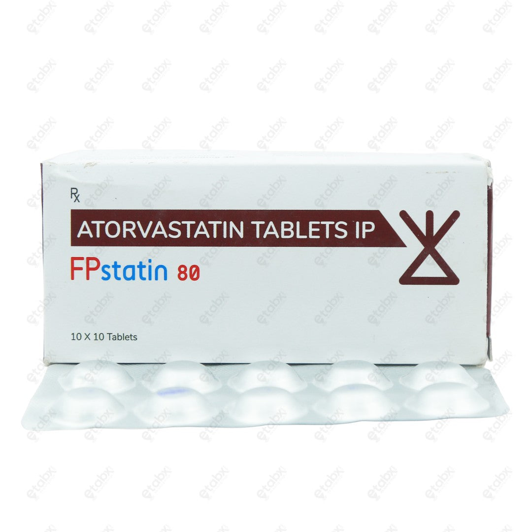 FPSTATIN 80mg Tablet 15'S