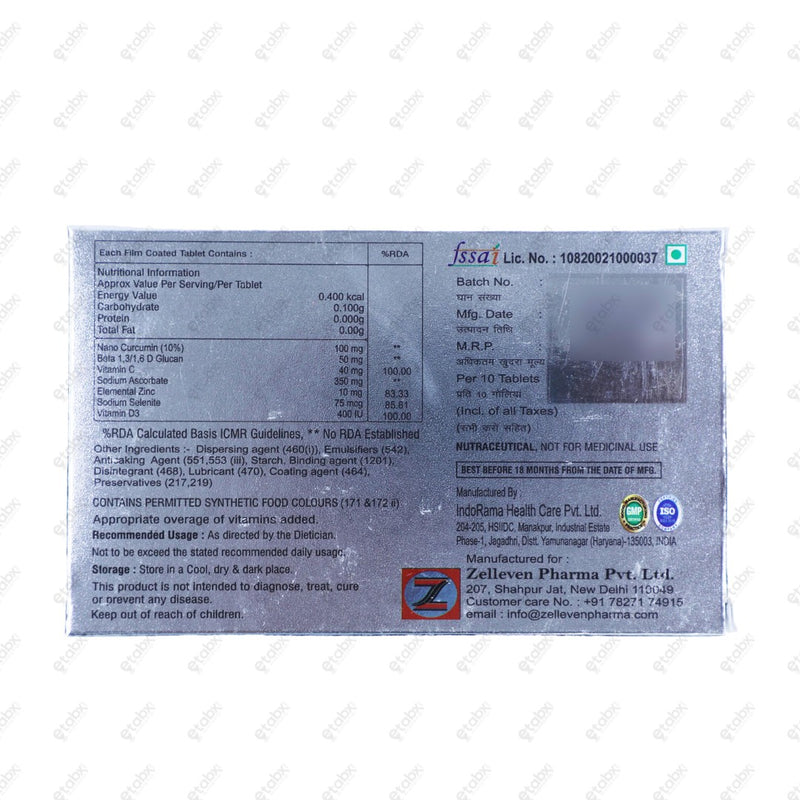 Curcon CZS Tablets 10's