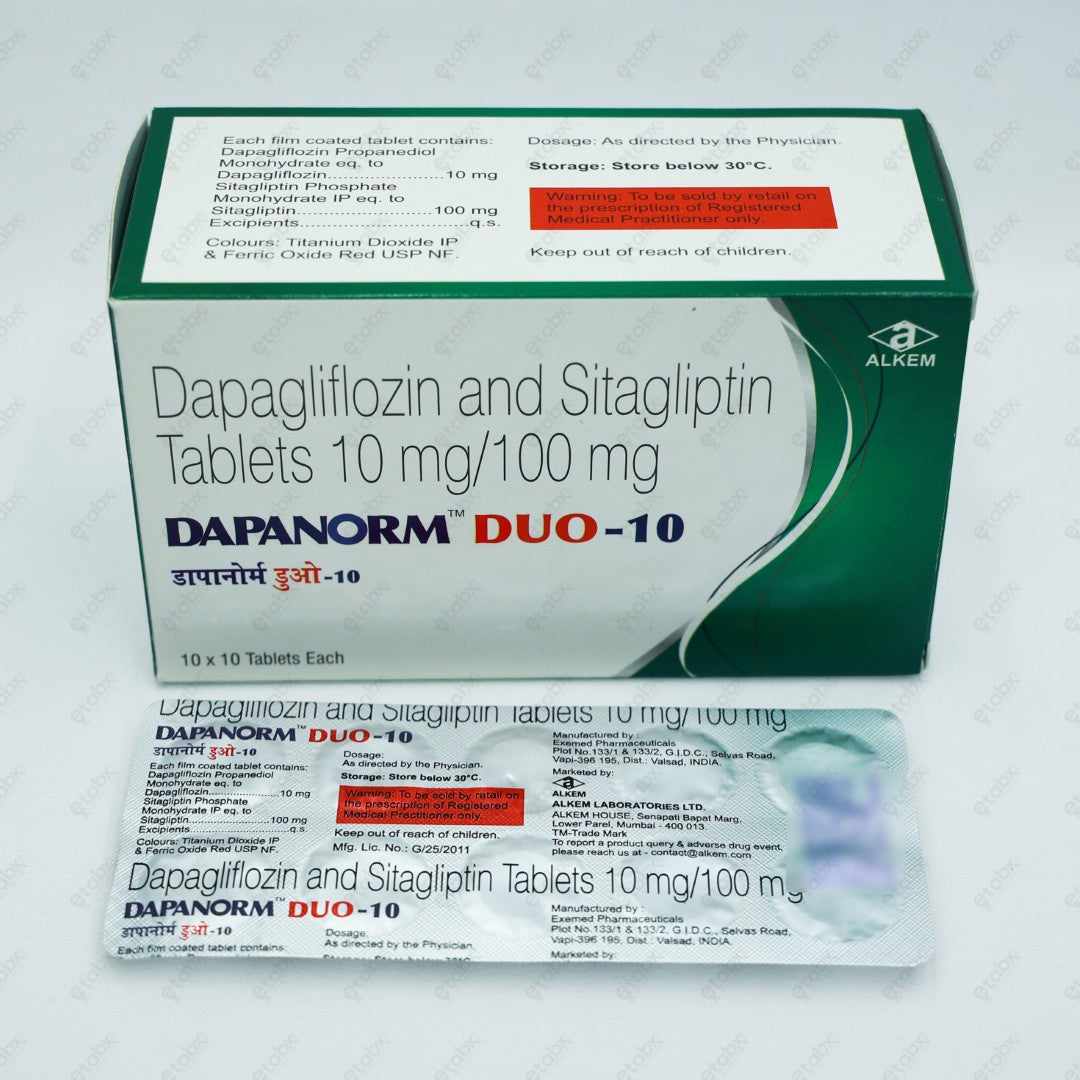 Dapanorm Duo 10 Tablet 10's