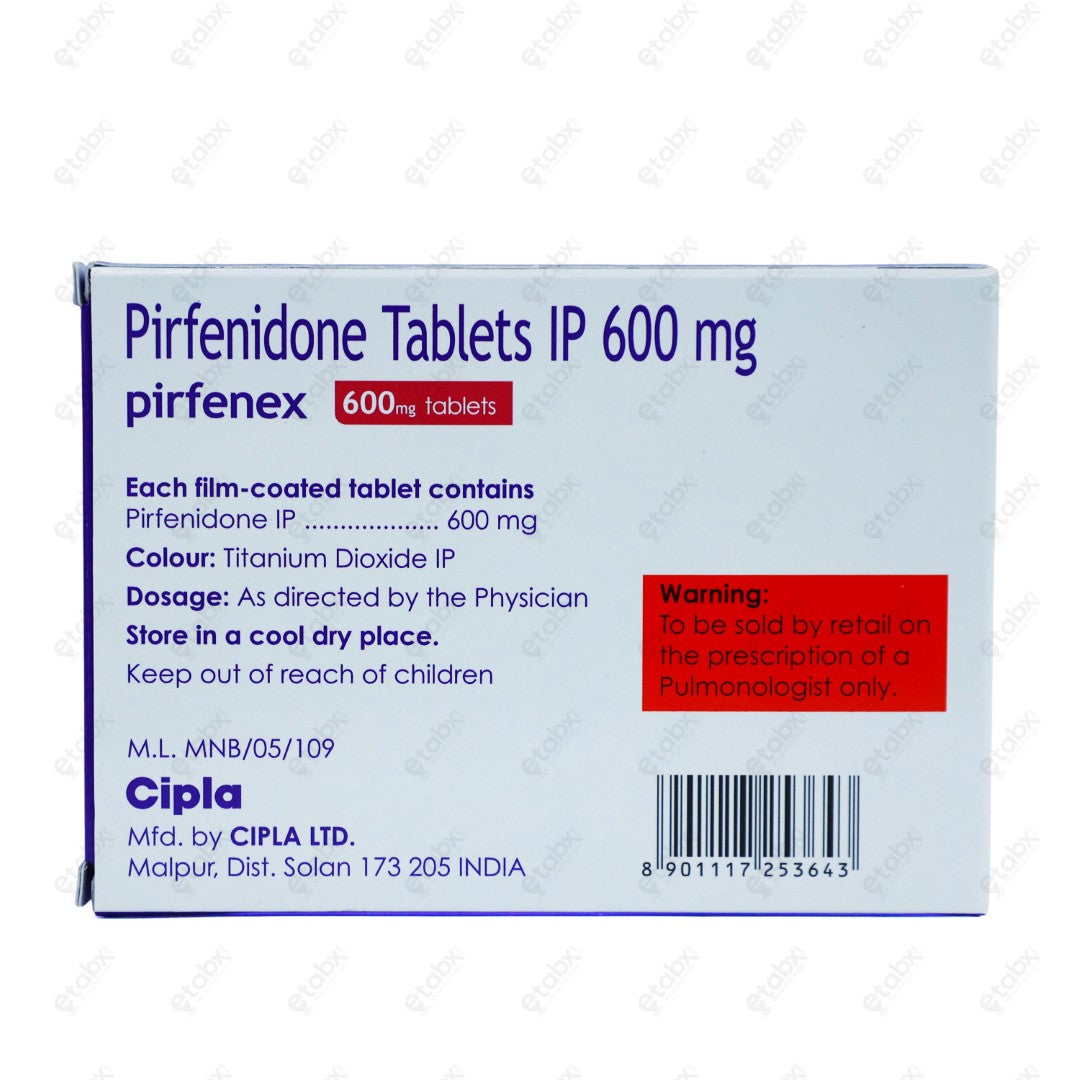 Pirfenex 600mg Tablet 15's