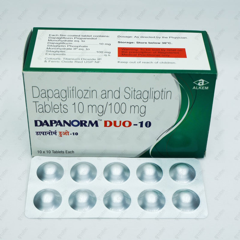 Dapanorm Duo 10 Tablet 10's