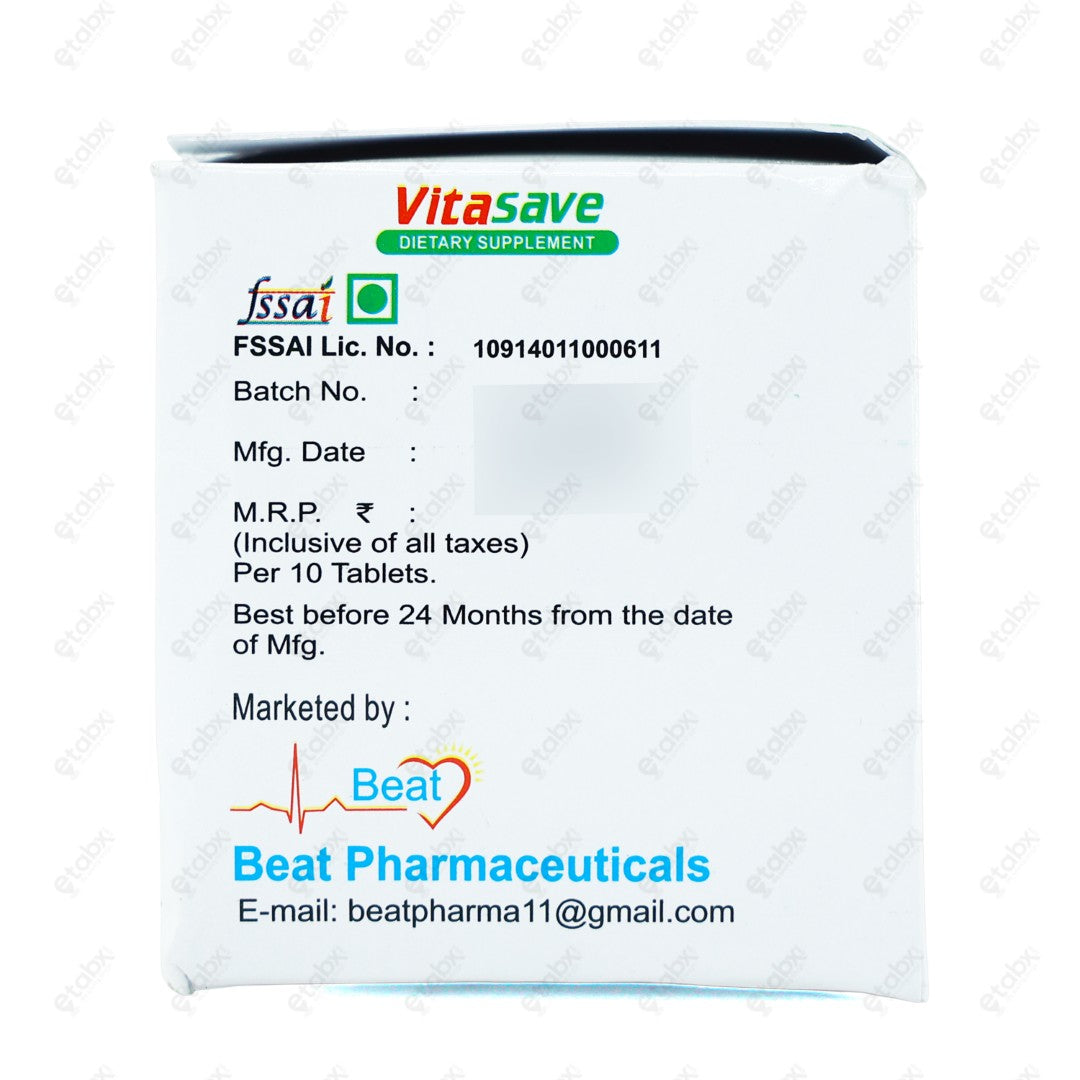 Vitasave Tablets 10's
