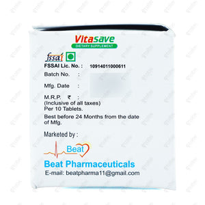 Vitasave Tablets 10's
