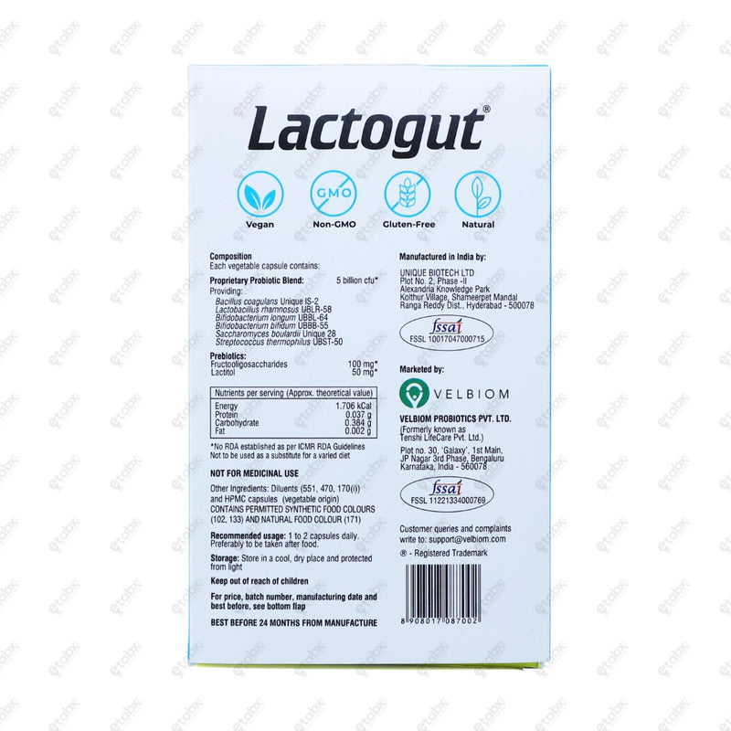 Lactogut Capsule 10s