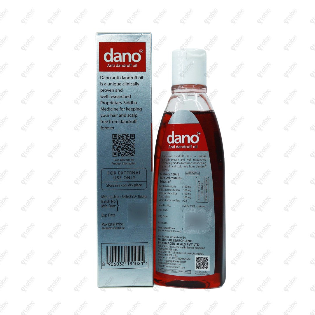 Dano Anti Dandruff Oil 100ml