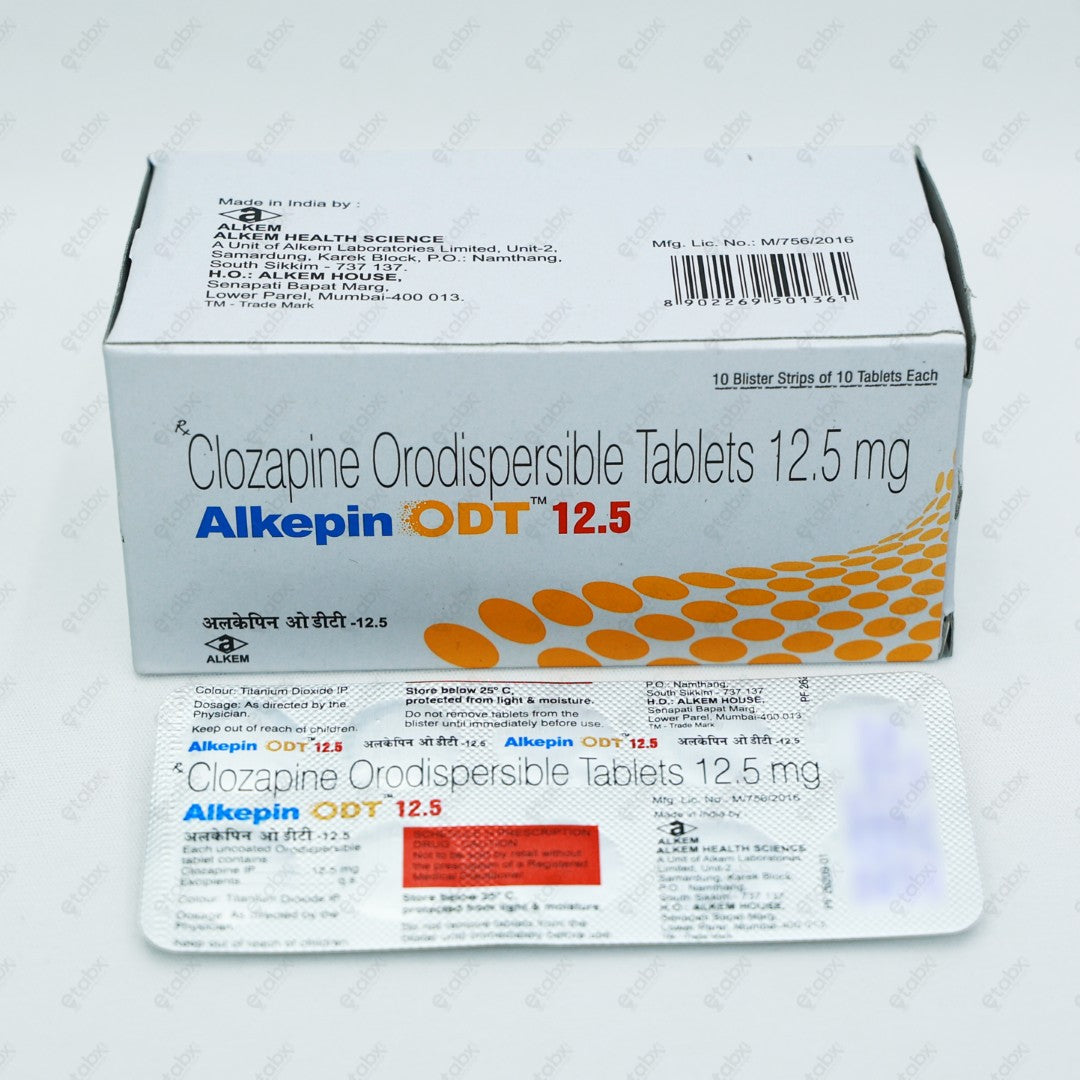Alkepin ODT 12.5 Tablet 10's