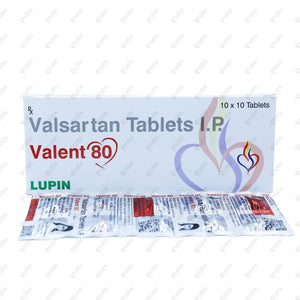 Valent 80mg Tablet 10's