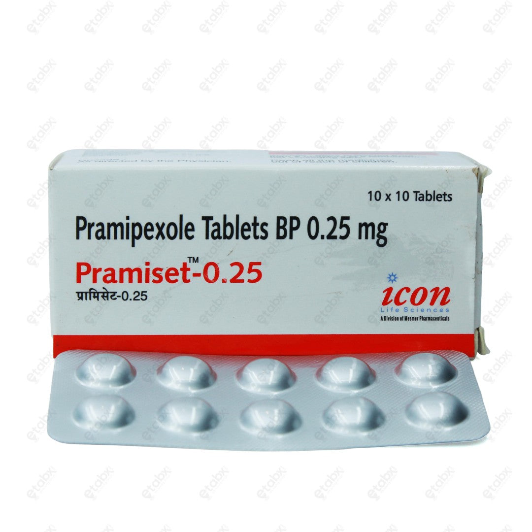 PRAMISET 0.25 Tablet 10's