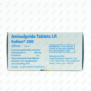 Solian 200mg Tablet 10's