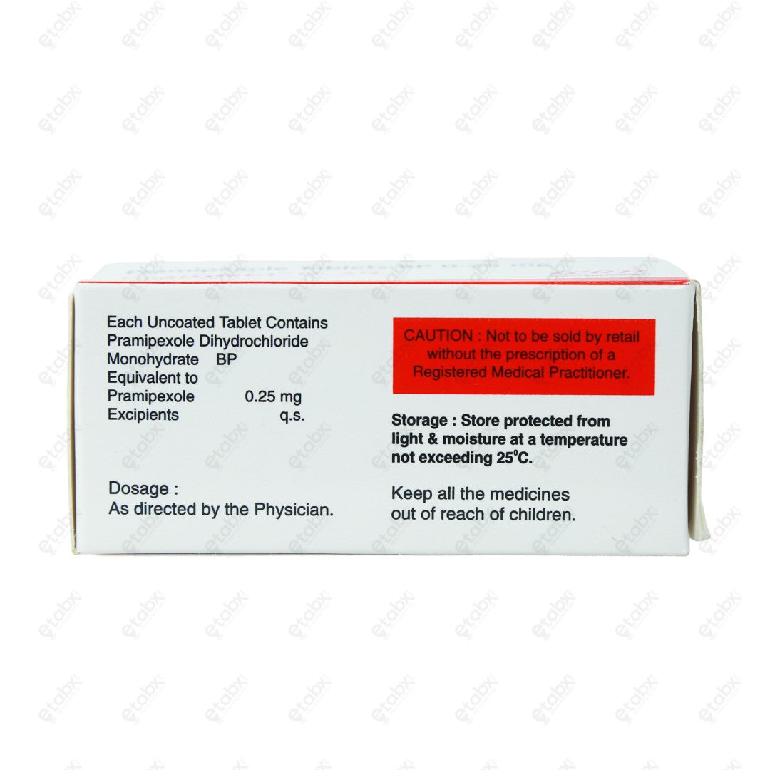 PRAMISET 0.25 Tablet 10's