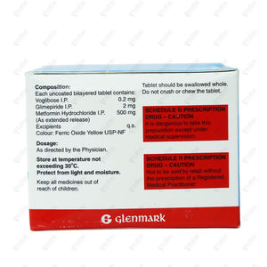 Xmet Trio 500/0.2/2mg Tablet 10's