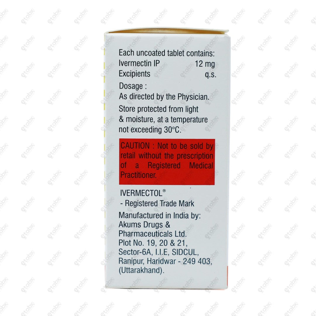 Ivermectol 12 Tablets 2's