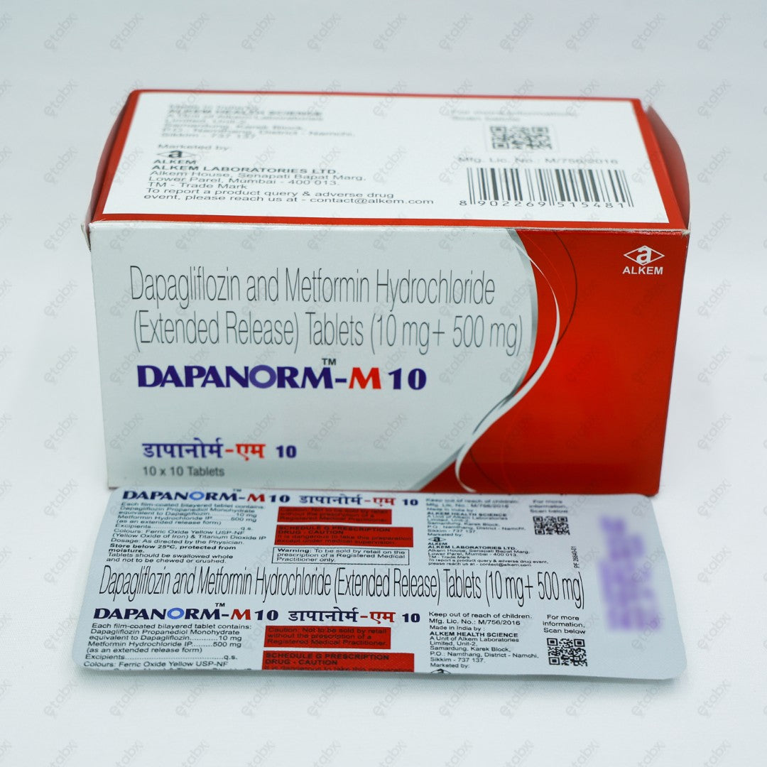 Dapanorm M 10mg Tablet 10s