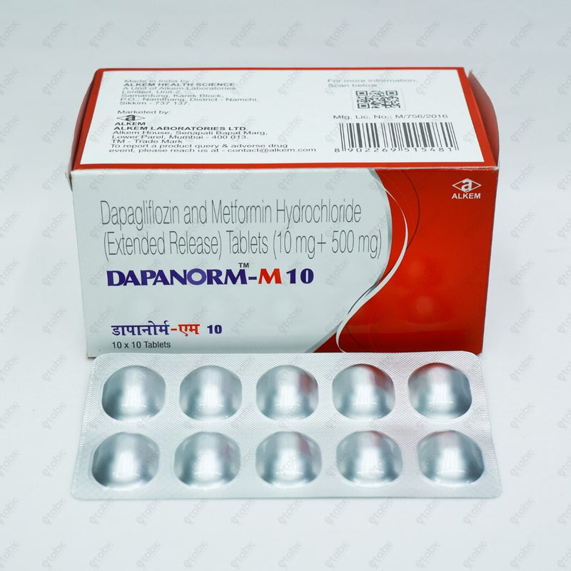 Dapanorm M 10mg Tablet 10s