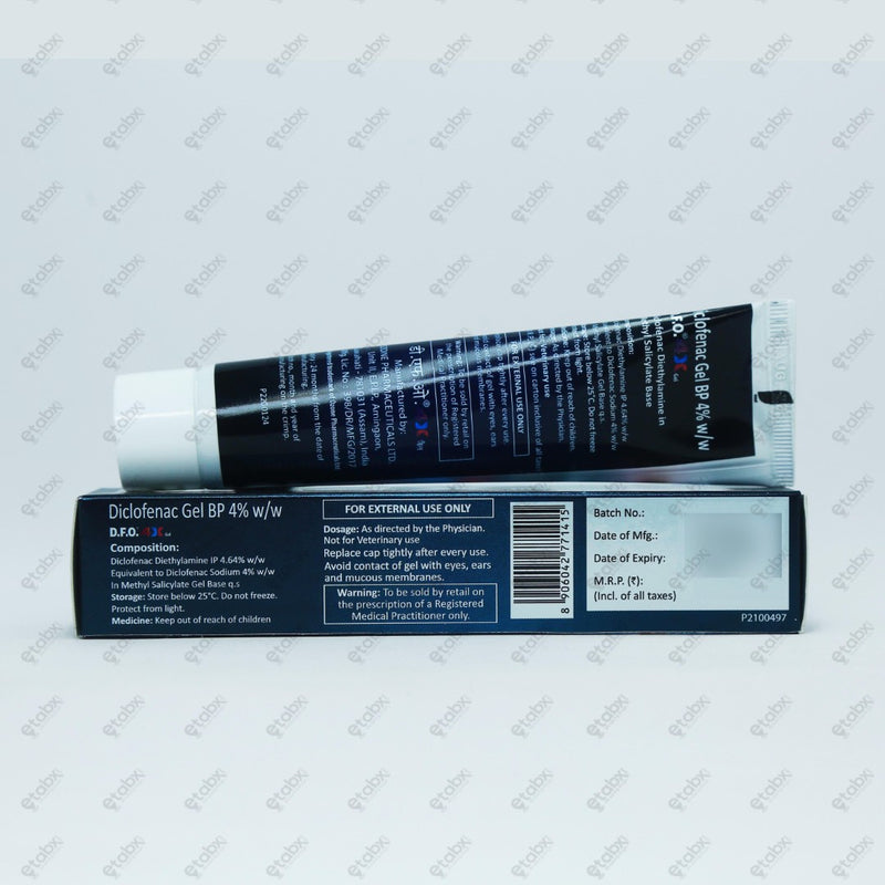D.F.O 4X Gel 50gm