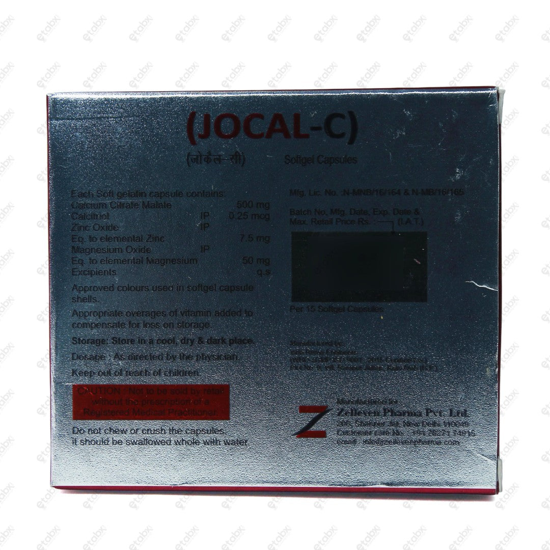 Jocal C Capsules 15's