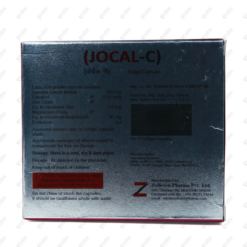 Jocal C Capsules 15's