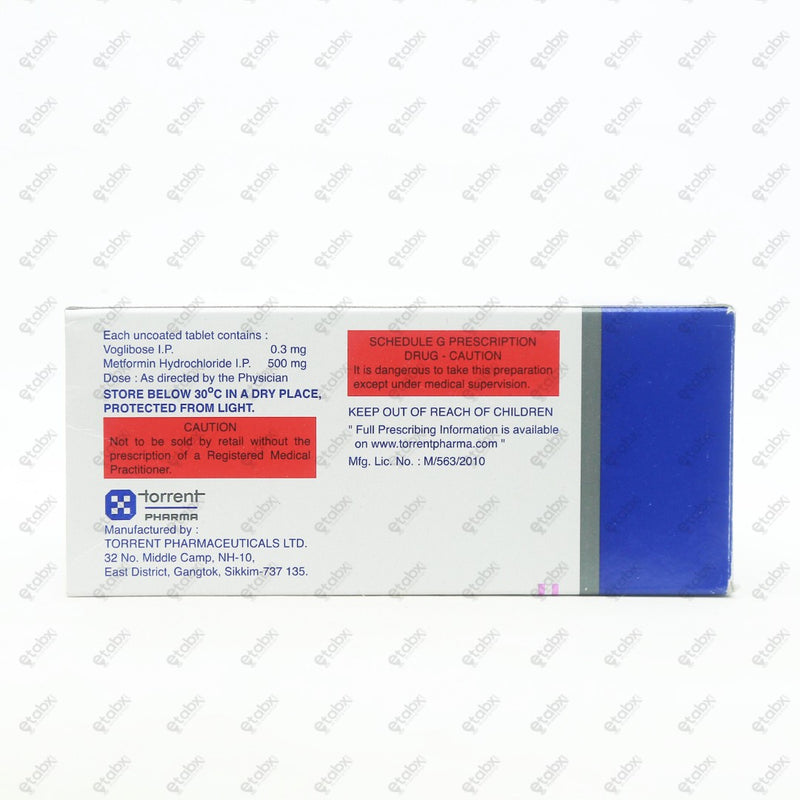 VOGLITOR MF 0.3mg Tablet 10's