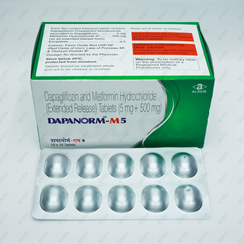 Dapanorm M 5mg Tablet 10s