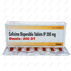 Omnix 200mg DT Dispersible Tablet 10's