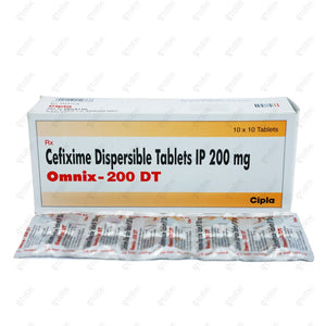 Omnix 200mg DT Dispersible Tablet 10's