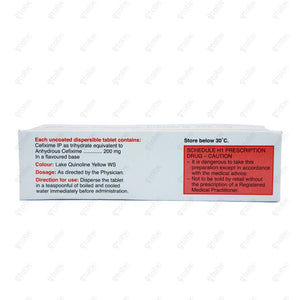 Omnix 200mg DT Dispersible Tablet 10's